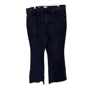 Universal Thread High Rise Flare Black‎ Denim Jeans 16/S Cowgirl Western Rodeo
